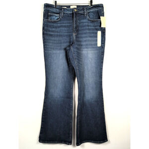 Universal Thread Women’s High Rise Flare Jeans Blue Size 17 Long Stretch NWT